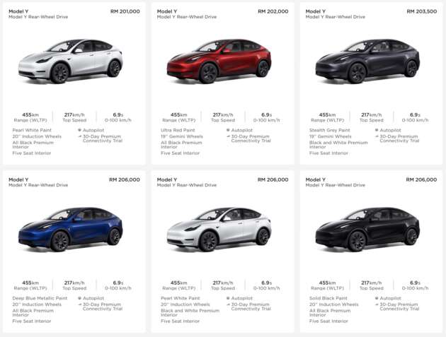 Tesla Model Y RWD “ready stock” inventory get 0.78% hire purchase interest rate promo in Malaysia